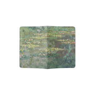 Water Lily Pond Claude Monet Passport Holder