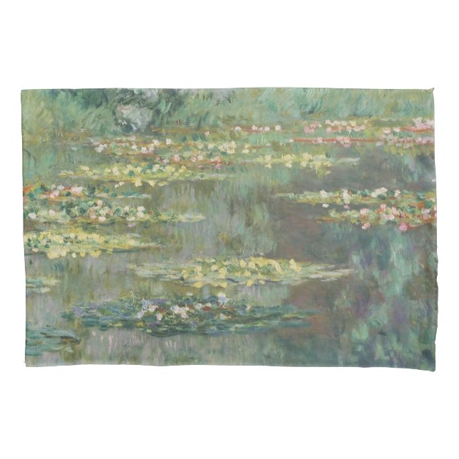 Water Lily Pond Claude Monet Pillow Case (Front)