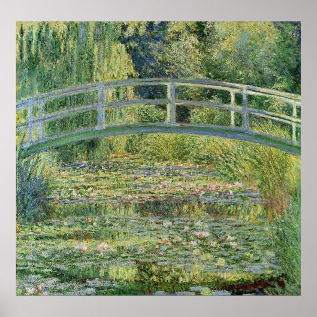 Water Lily Pond - Claude Monet Poster (Front)