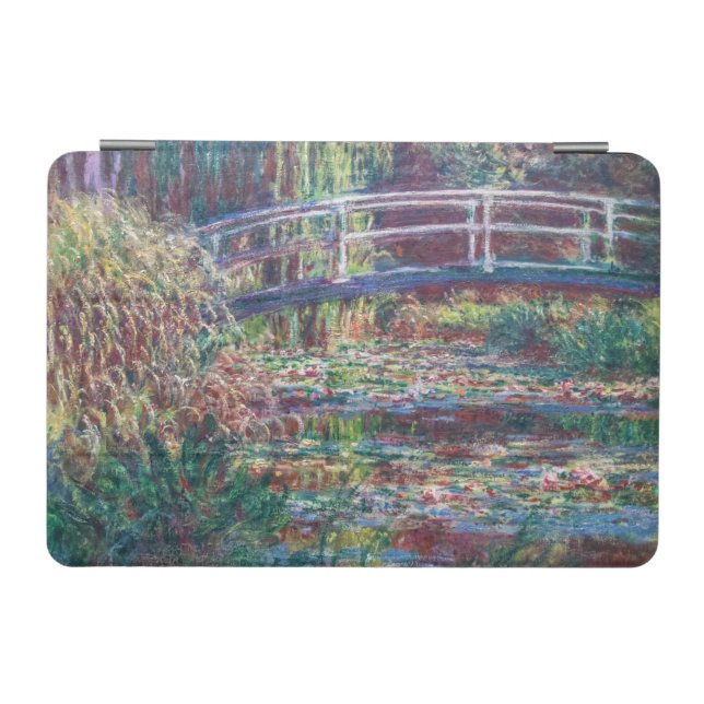 Water Lily Pond (Harmonie Rose), Monet iPad Mini Cover (Horizontal)
