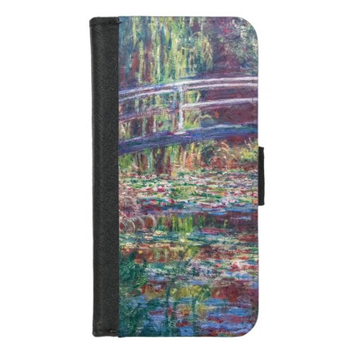 Water Lily Pond Harmonie Rose Monet iPhone 87 Wallet Case