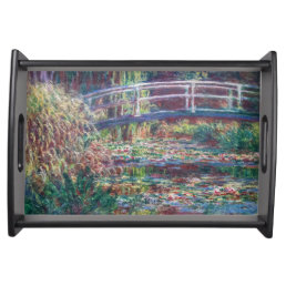 Water Lily Pond (Harmonie Rose), Monet Serving Tray