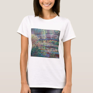 Water Lily Pond (Harmonie Rose), Monet T-Shirt