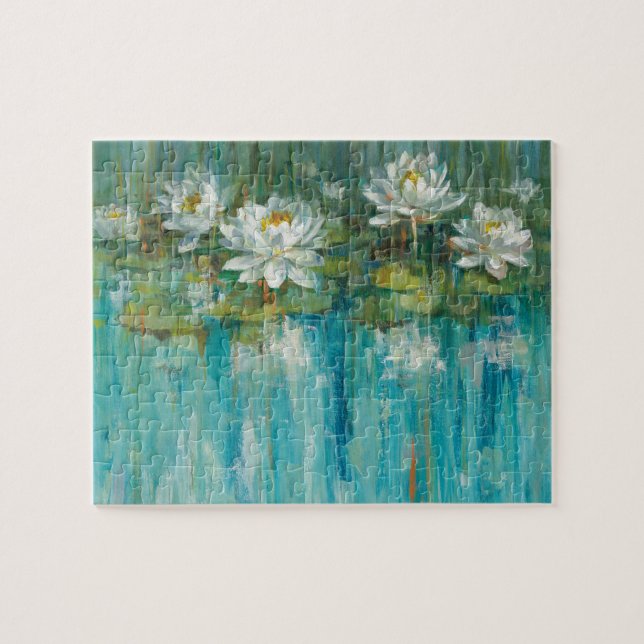 Water Lily Pond Jigsaw Puzzle (Horizontal)