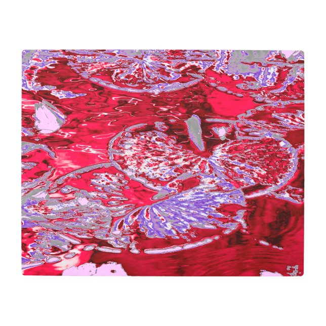 WATER LILY POND METAL PRINT (Front)