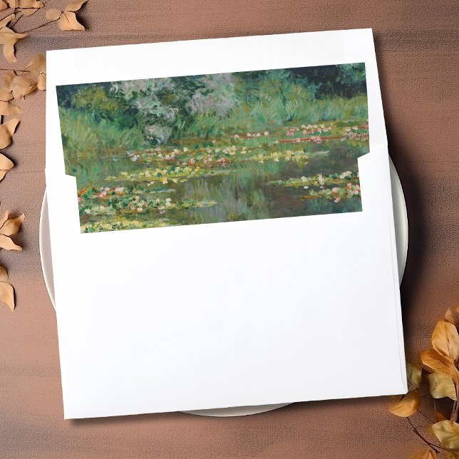 Water Lily Pond Monet 1904 Envelope Liner (Creator Uploaded)