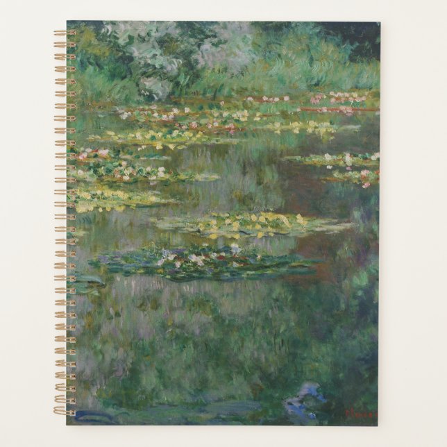 Water Lily Pond Monet 1904 Planner (Front)
