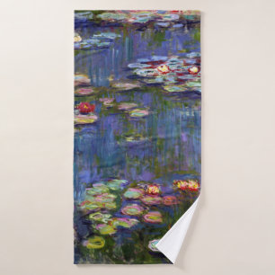 Water Lily Pond, Monet Bath Towel