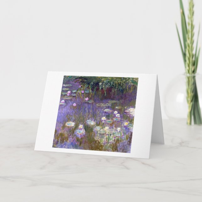 Water Lily Pond, Monet Card (Front)