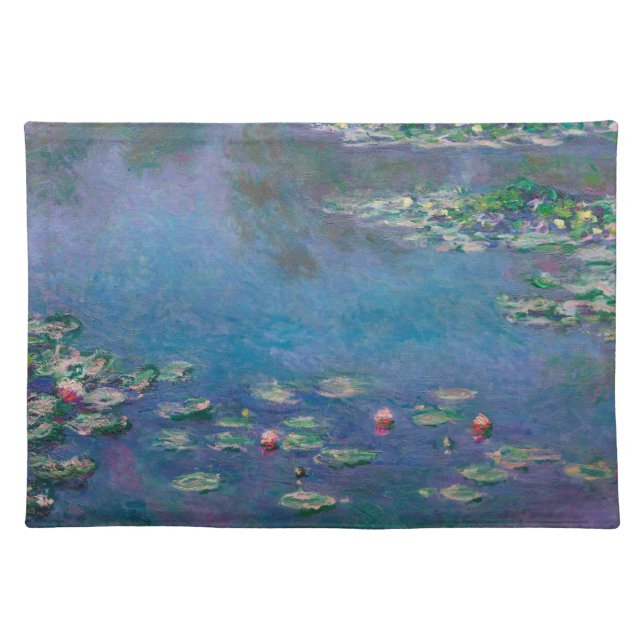 Water Lily Pond, Monet Cloth Placemat (Front)