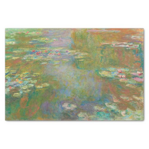 Water Lily Pond Monet Decoupage Tissue Paper