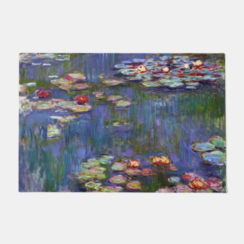 Water Lily Pond Monet Doormat
