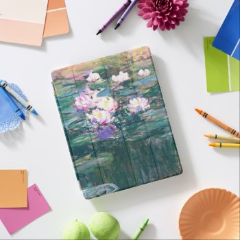 Water Lily Pond Monet Fine Art Ipad Smart Cover by monet_paintings at Zazzle