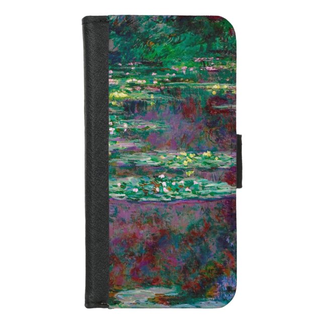 Water Lily Pond, Monet iPhone Wallet Case (Front)