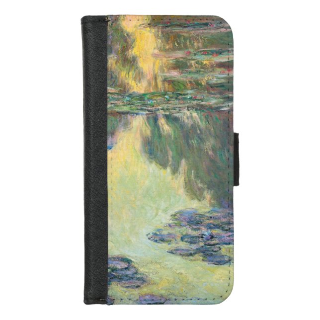 Water Lily Pond, Monet iPhone Wallet Case (Front)