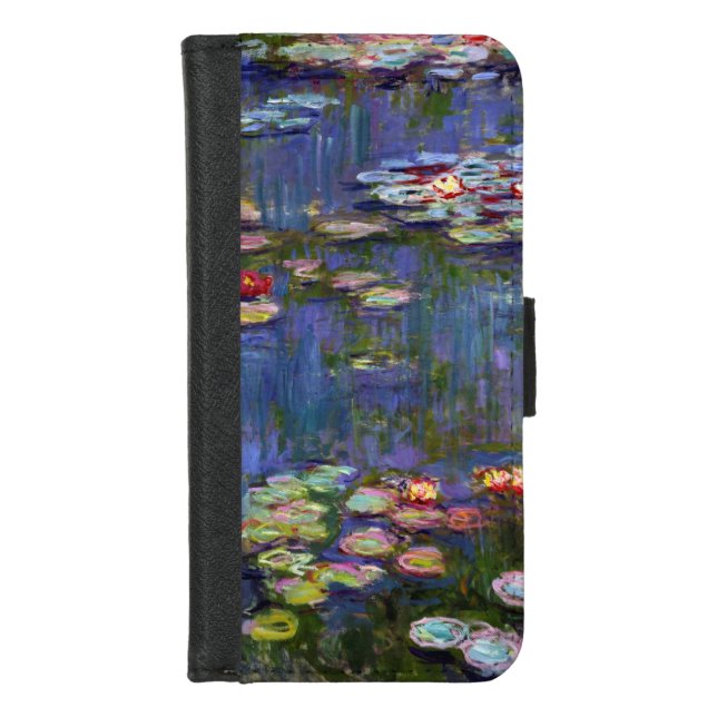 Water Lily Pond, Monet iPhone Wallet Case (Front)