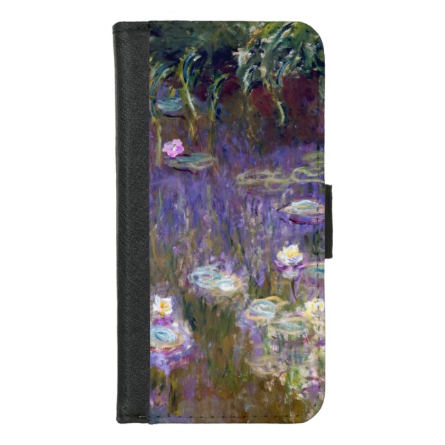 Water Lily Pond, Monet iPhone Wallet Case (Front)