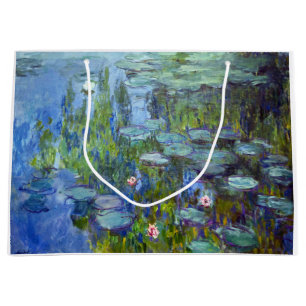 Water Lily Pond, Monet Large Gift Bag
