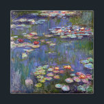 Water Lily Pond, Monet Magnet<br><div class="desc">Oscar-Claude Monet (14 November 1840 – 5 December 1926) was a French painter, a founder of French Impressionist painting and the most consistent and prolific practitioner of the movement's philosophy of expressing one's perceptions before nature, especially as applied to plein air landscape painting. The term ""Impressionism"" is derived from the...</div>