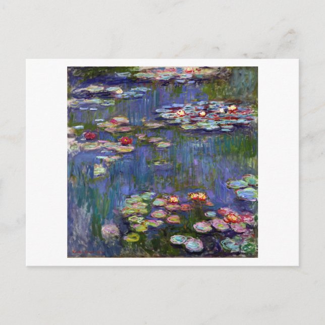 Water Lily Pond, Monet Postcard (Front)