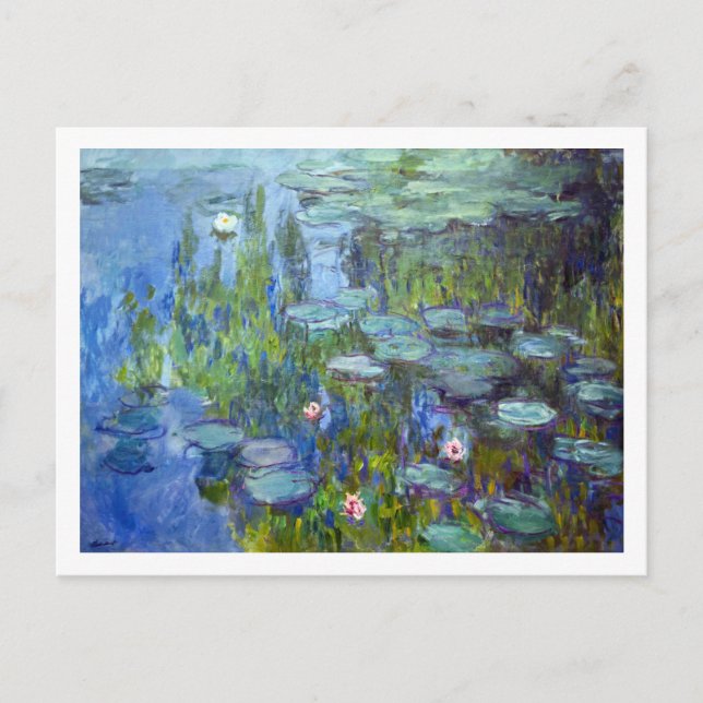 Water Lily Pond, Monet Postcard (Front)
