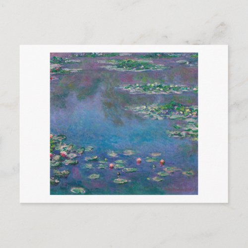 Water Lily Pond Monet Postcard