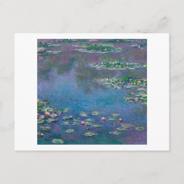 Water Lily Pond, Monet Postcard (Front)