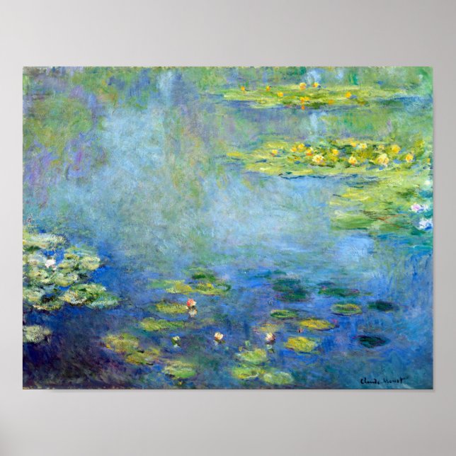 Water Lily Pond, Monet Poster (Front)