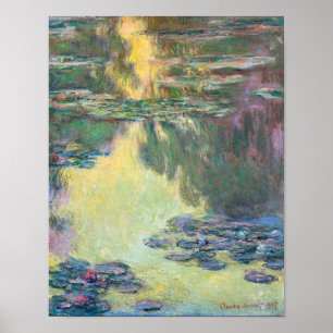 Water Lily Pond, Monet Poster