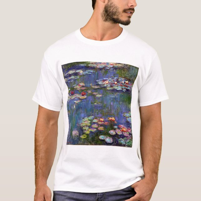 Water Lily Pond, Monet T-Shirt (Front)