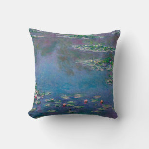 Water Lily Pond, Monet Throw Pillow