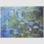 Water Lily Pond, Monet Tissue Paper<br><div class="desc">Oscar-Claude Monet (14 November 1840 – 5 December 1926) was a French painter, a founder of French Impressionist painting and the most consistent and prolific practitioner of the movement's philosophy of expressing one's perceptions before nature, especially as applied to plein air landscape painting. The term ""Impressionism"" is derived from the...</div>