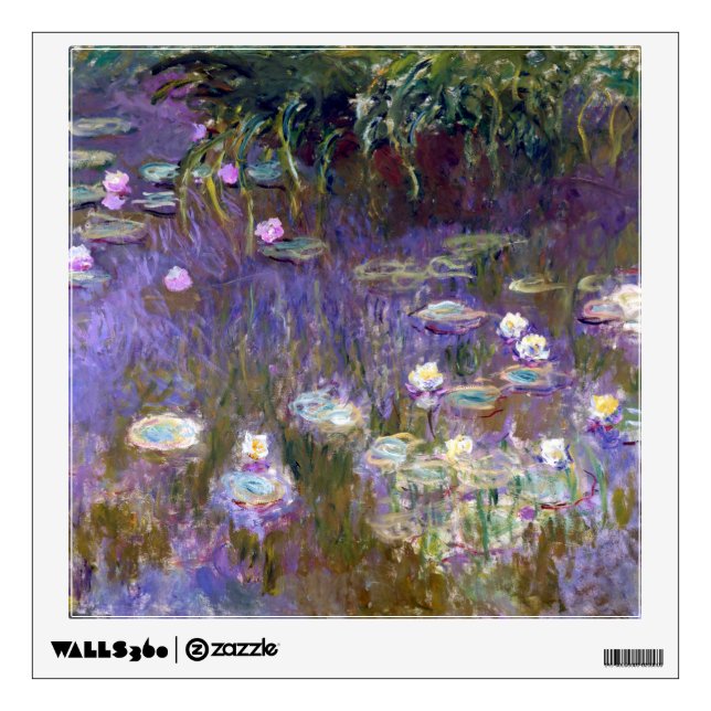 Water Lily Pond, Monet Wall Decal (Front)