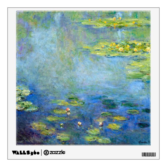 Water Lily Pond, Monet Wall Decal (Front)