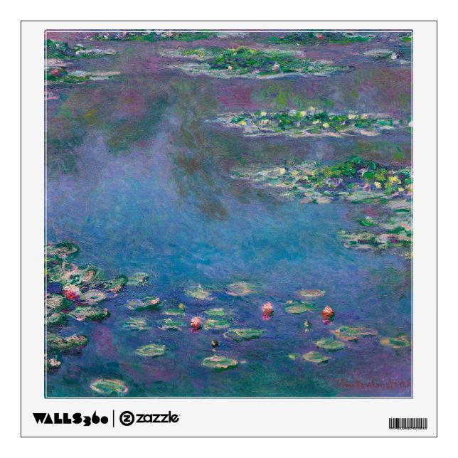 Water Lily Pond, Monet Wall Decal (Front)