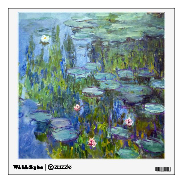 Water Lily Pond, Monet Wall Decal (Front)