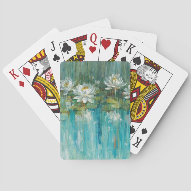 Water Lily Pond Poker Cards (Back)