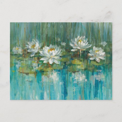 Water Lily Pond Postcard