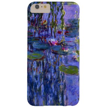 Water Lily Pond Purple Reflections Fine Art Barely There Iphone 6 Plus Case by monet_paintings at Zazzle