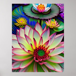 Water Lily Poster