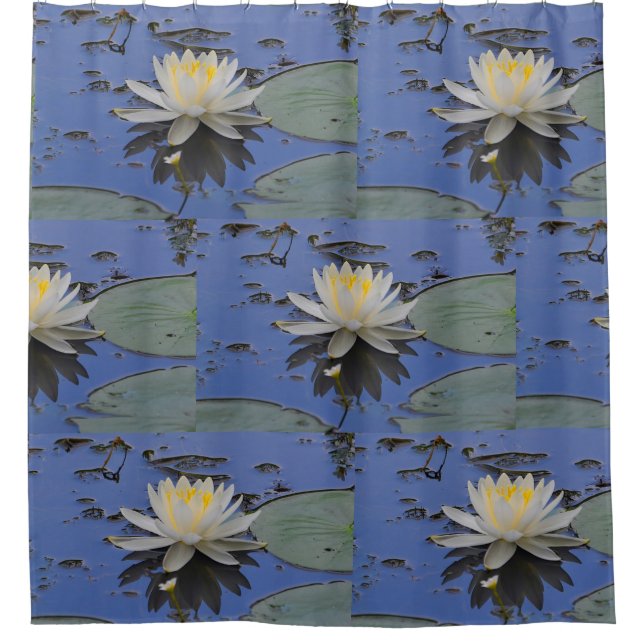 Water Lily Shower Curtain (Front)