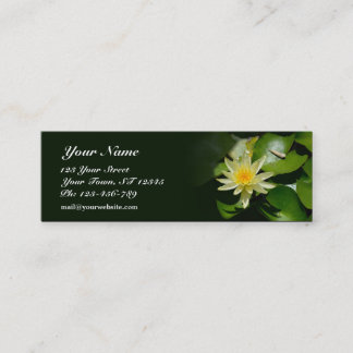 Water Lily Skinny Business Card