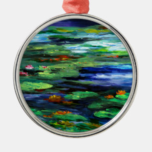 Water Lily Somnolence 2010 Metal Ornament