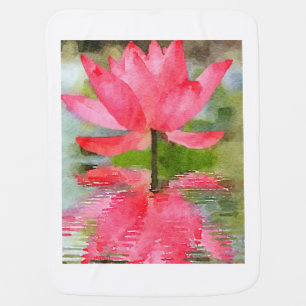 Water Lily Stroller Blanket
