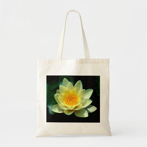 Water lily tote bag