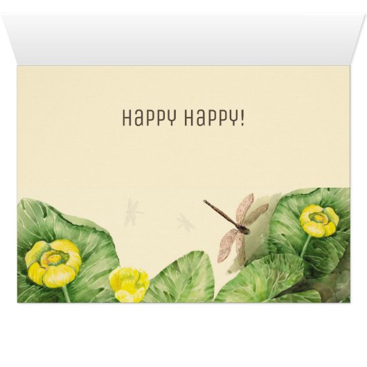 water-lily watercolor (Inside Horizontal (Bottom))