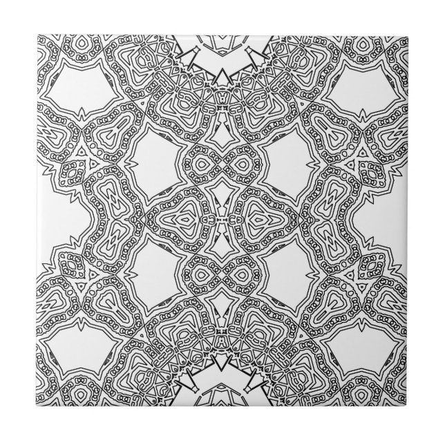 Water Line Loops Tile (Front)