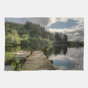 Water Loch Ard Trossachs National Park Kitchen Towel