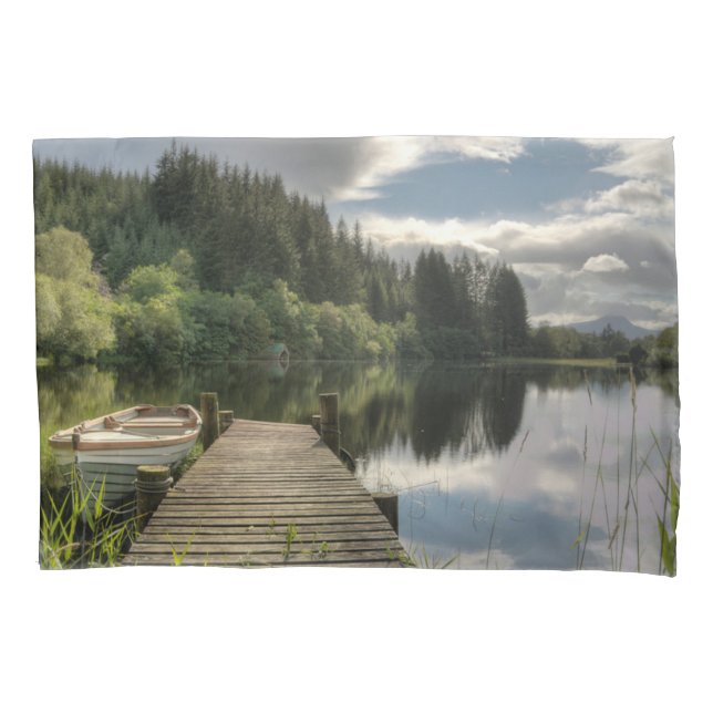Water | Loch Ard Trossachs National Park Pillow Case (Front)