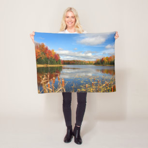 Water   Mabel Lake Canada Fleece Blanket
